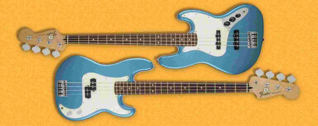 P-Bass vs J-Bass guitar comparison.